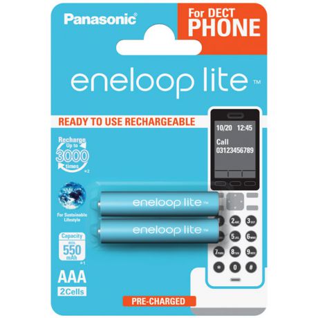 Аккумулятор Panasonic Eneloop BK-4LCCE/2DE