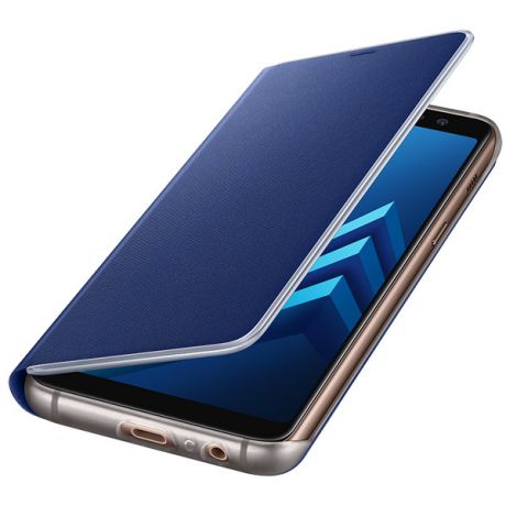 Чехол для Samsung Samsung Neon Flip Cover д/Samsung Galaxy A8 (2018), Blue