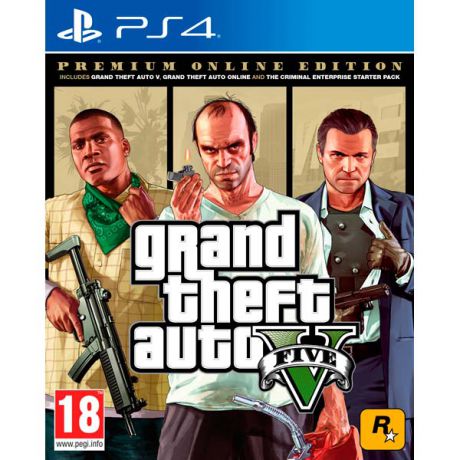Видеоигра для PS4 . Grand Theft Auto V