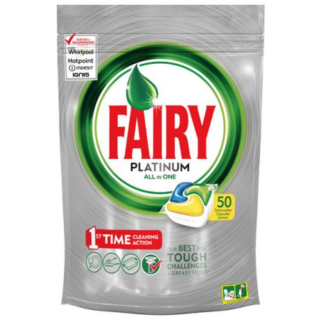 Моющее средство для посудомоечной машины Fairy Platinum 50 All-in-One