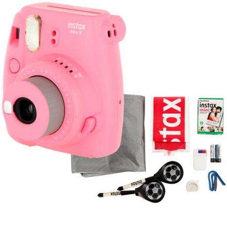 Фотоаппарат моментальной печати Fujifilm INSTAX MINI 9 PINK SET CHAMPION