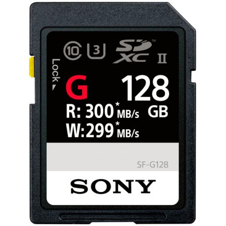 Карта памяти SDHC Sony 128GB UHS-II U3 (SF-G128/T1)