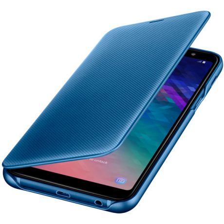 Чехол для Samsung Samsung Wallet Cover для Samsung Galaxy A6+ (2018), Blue