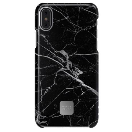 Чехол для iPhone Happy Plugs 9162 Slim Case для iPhone X, Black Marble