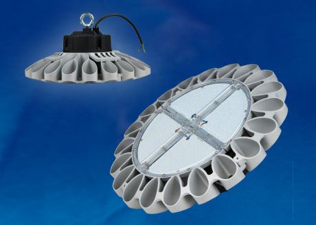 Подвесной светодиодный светильник (UL-00001708) Uniel ULY-U30B-100W/NW IP65 Silver