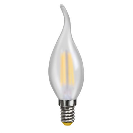 Лампа светодиодная филаментная E14 4W 2800К свеча на ветру матовая VG10-CW2E14warm4W-F 7006
