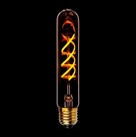 Лампа светодиодная филаментная E27 5W трубчатая прозрачная 056-960