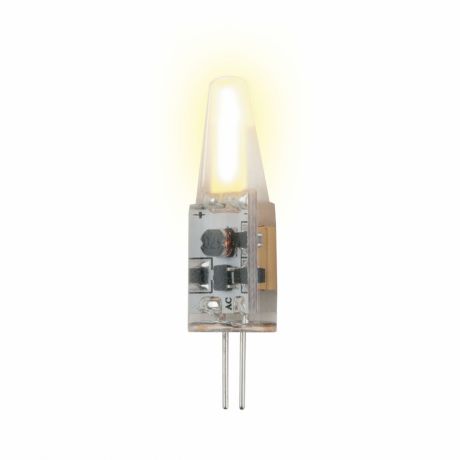 Лампа светодиодная (UL-00000183) G4 1,5W 3000K колба прозрачная LED-JC-12/1,5W/WW/G4/CL SIZ05TR