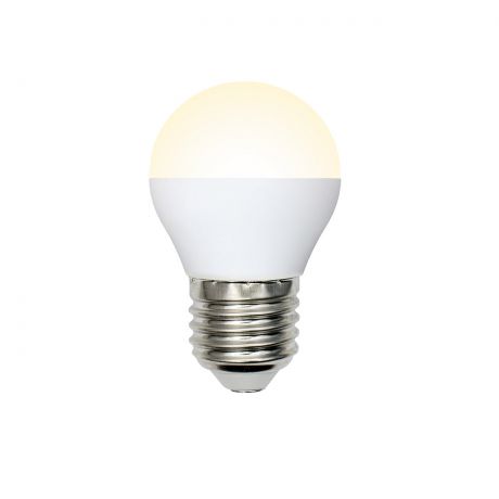 Лампа светодиодная (UL-00001780) E27 8W 3000K шар матовый LED-G45-8W/WW/E27/FR/O