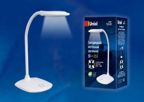 Настольная лампа (UL-00002116) Uniel TLD-543 White/LED/350Lm/3000-4500K