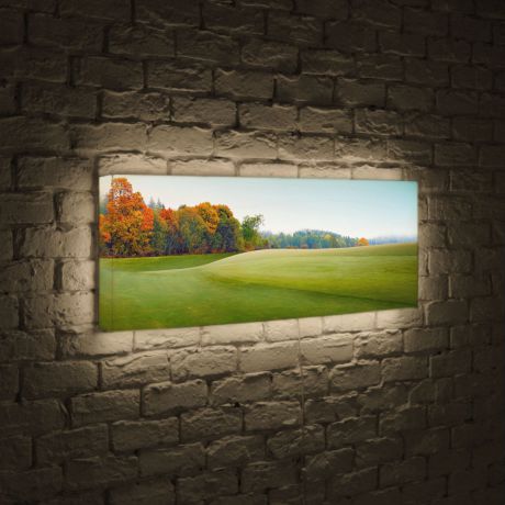 Лайтбокс панорамный Осенняя опушка 35x105-p024