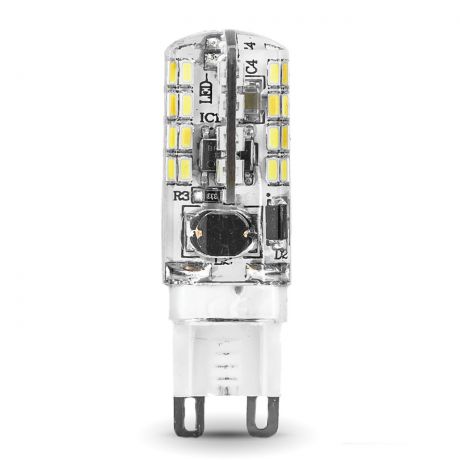 Лампа светодиодная G9 3W 4100K кукуруза прозрачная 107709203