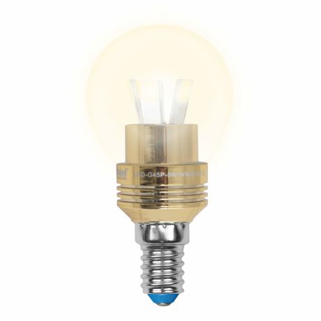 Лампа светодиодная (10061) E14 5W 3000K шар прозрачный LED-G45P-5W/WW/E14/CL ALC02GD