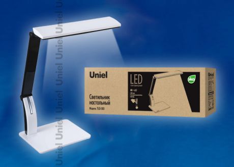 Настольная лампа (06416) Uniel TLD-503 White/LED/546Lm/5000K/Dimer/USB