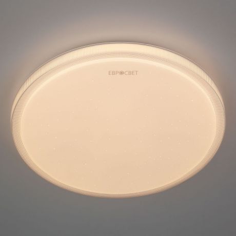 Потолочный светодиодный светильник с пультом ДУ Eurosvet Sandy 40014/1 LED белый