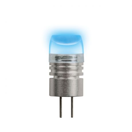 Лампа светодиодная (05859) G4 0,8W капсульная прозрачная LED-JC-12/0,8W/BLUE/G4