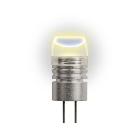 Лампа светодиодная (05854) G4 0,8W 2700K капсульная прозрачная LED-JC-12/0,8W/WW/G4 35lm