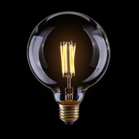 Лампа светодиодная филаментная диммируемая E27 8W 2800К шар прозрачный VG10-G125Cwarm8W 7012