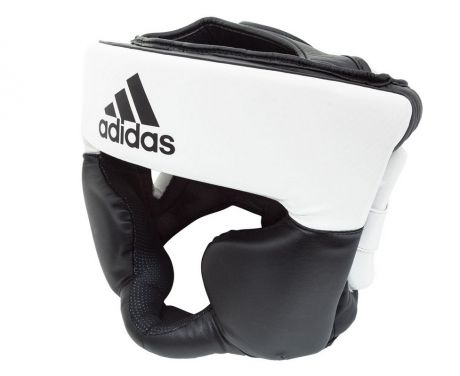 Шлем боксерский Adidas Response Standard Top черно-белый adiBHG024