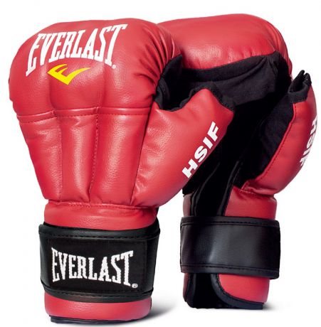 Перчатки для рукопашного боя Everlast HSIF PU, красные