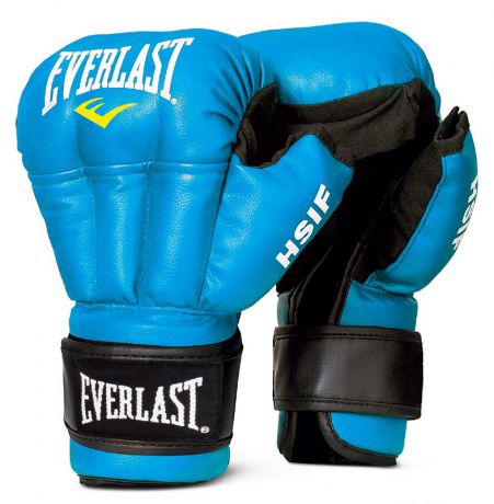 Перчатки для рукопашного боя Everlast HSIF PU, синие