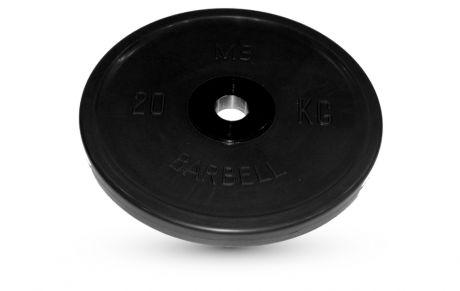 Диск олимпийский d51мм евро-классик MB Barbell MB-PltBE 20 кг черный