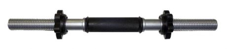 Гриф гантельный MB Barbell Титан d 31 мм обрезиненная ручка/гайка L400 мм