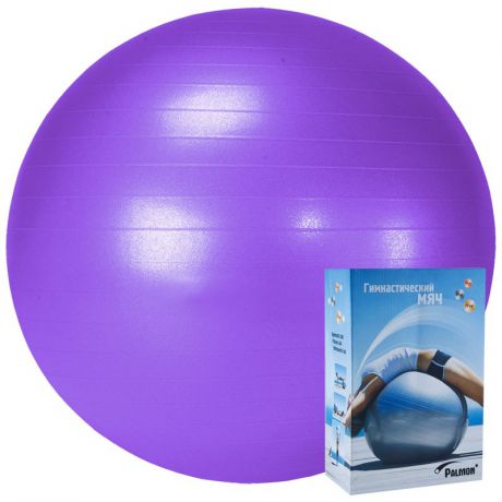 Мяч гимнастический Palmon диаметр 85 см, фиолетовый