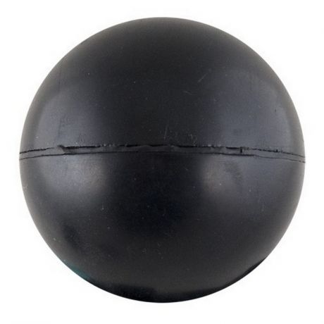 Мяч для метания резина, диам. 6 см, вес 150 г, черный