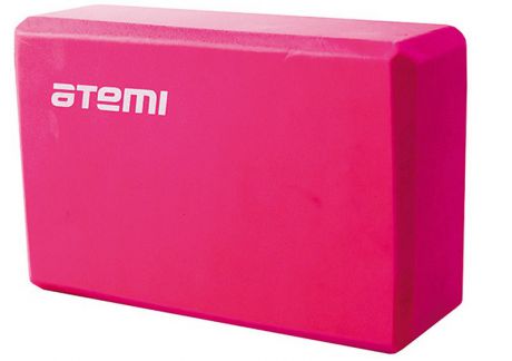 Блок для йоги (розовый) Atemi AYB-01 p