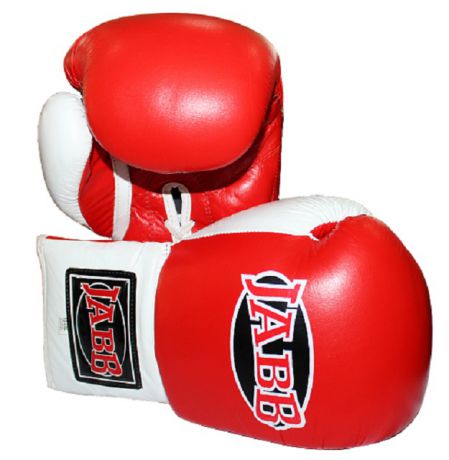 Перчатки боксерские (нат.кожа,шнуровка) Jabb JE-2000