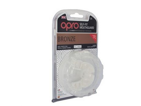 Капа OPRO Self-Fit GEN3 Bronze - White