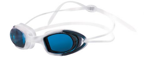 Очки для плавания Atemi силикон (бел/син) N9101M