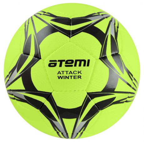 Мяч футбольный Atemi Attack Winter р.5 салатовый
