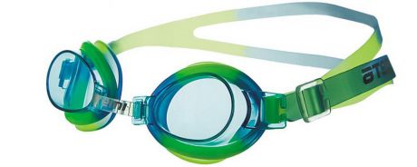 Очки для плавания Atemi S306 желтый-голубой