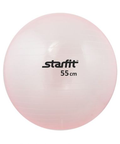 Гимнастический мяч Star Fit GB-105 55 см, прозрачный