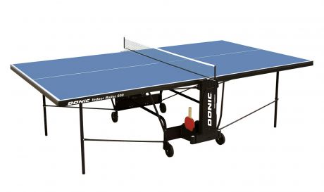 Теннисный стол Donic Indoor Roller 600 синий с сеткой 230286-B