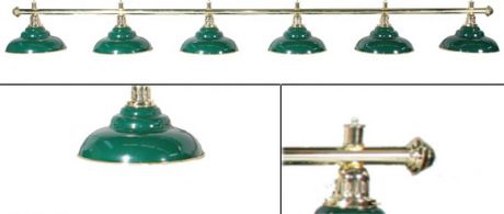 Лампа на шесть плафонов Weekend D38 (зеленая) 75.001.06.0