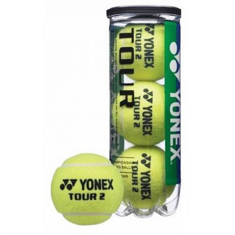 Мяч теннисный Yonex Tour, уп.3 шт, офиц. мяч SAP Open ATP World Tour Event
