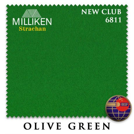 Сукно Milliken Strachan Snooker 6811Club 196см Olive Green