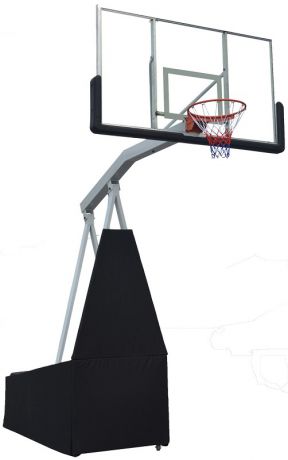 Баскетбольная мобильная стойка 180x105CM стекло DFC STAND72G