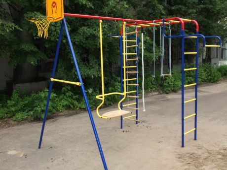 Детская игровая площадка Пионер Дачный-Мини с качелями на подшипниках ТК