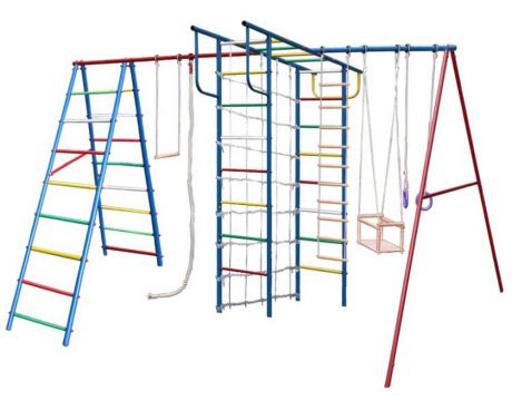 Детская игровая площадка Вертикаль А+П Макси с канатной сеткой