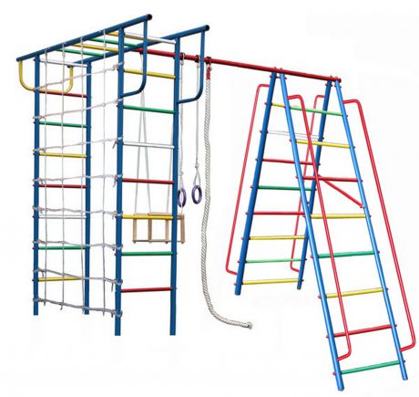 Детская игровая площадка Вертикаль А1+П с канатной сеткой