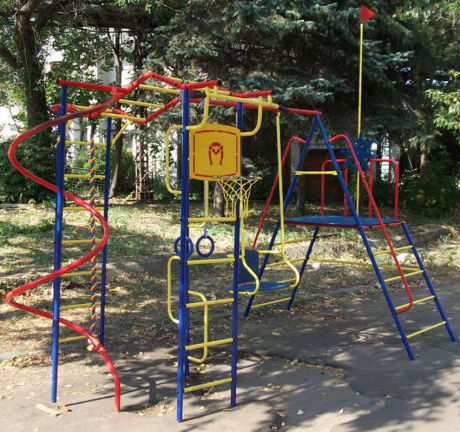 Детская игровая площадка ТМК Пионер Дачный-Юнга со спиралью