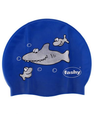 Шапочка для плавания Fashy Childrens Silicone Cap 3047 с рисунком