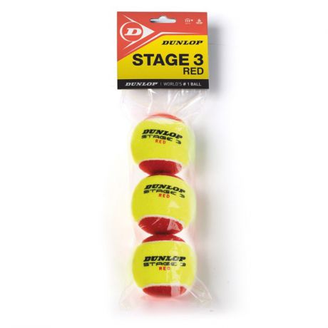 Мяч теннисный Dunlop Stage 3 Red 3B