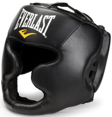 Шлем закрытый Everlast Martial Arts full face 7420LXLU, L/XL, к/з, черный