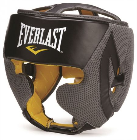Шлем закрытый Everlast EverCool 4044, к/з, черный