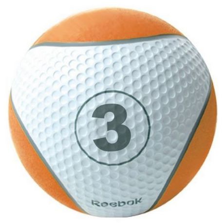 Медицинский мяч 3 кг Reebok RE-21123 оранжевый